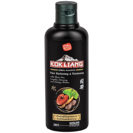 Безсульфатный шампунь для темных волос Kokliang