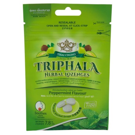 Травяные леденцы от боли в горле Triphala
