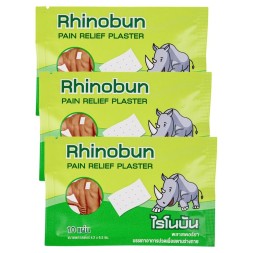 Обезболивающий ментоловый пластырь Rhinobun 10 шт