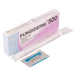 Вагинальная свечка против молочницы и хламидиоза Fungiderm 500 