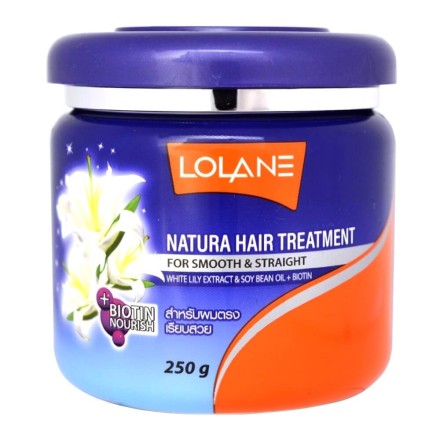 Маска для гладких и прямых волос с экстрактом белой лилии Lolane 250 гр