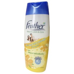 Шампунь против выпадения и для гладкости волос Feather 340 мл