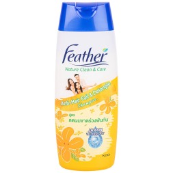 Шампунь против выпадения и для гладкости волос Feather 340 мл
