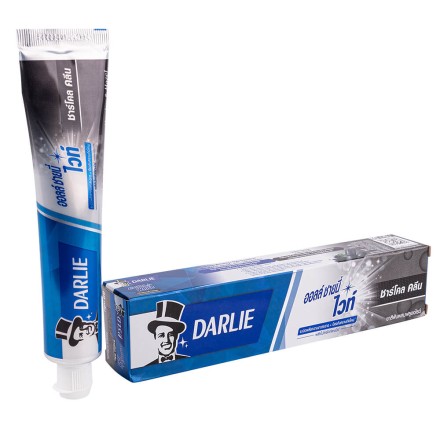 Угольная зубная паста Дарли - Сияние белизны