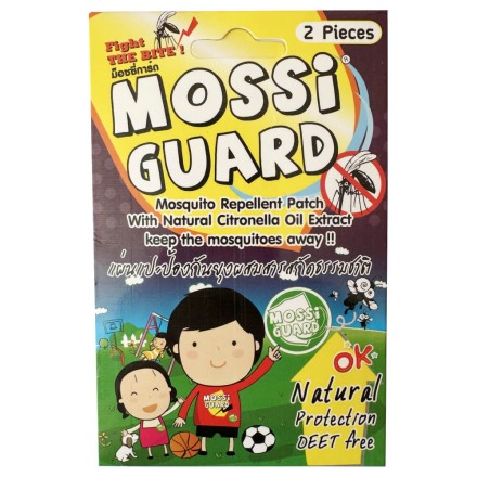 Пластырь от комаров с цитронеллой Mossi Guard 2 шт