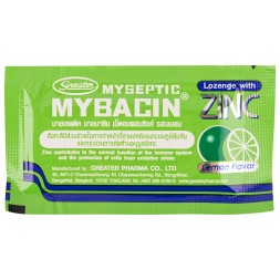 Пастилки Mybacin Lozenges от боли в горле