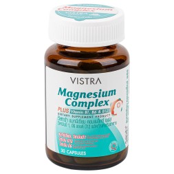 Magnesium комплекс магний и витамины группы В VISTRA 30 капсул