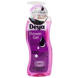Гель для душа Коллаген, Q10 и Чайное дерево DEYA 500 гр