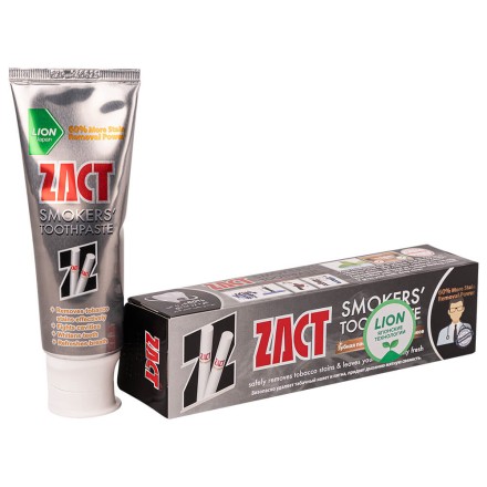 Зубная паста гелевая для курящих Zact 100 гр