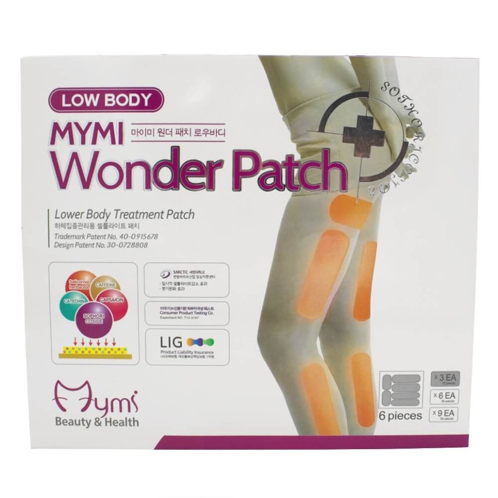 Пластырь для похудения Mymi Wonder Patch купить в Новосибирске