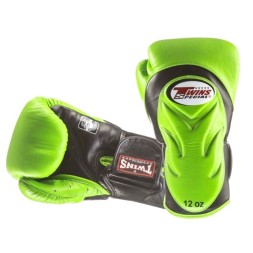 Перчатки для бокса Twins Special BGVL-6 green-black