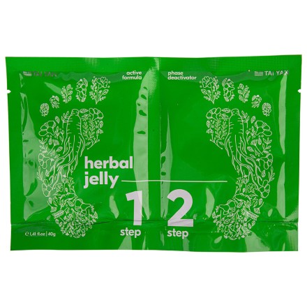 Ванночка-желе для ног Herbal jelly TaiYan 30+30 гр