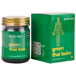 Бальзам зелёный травяной с барлерией и центеллой TaiYan 50 гр