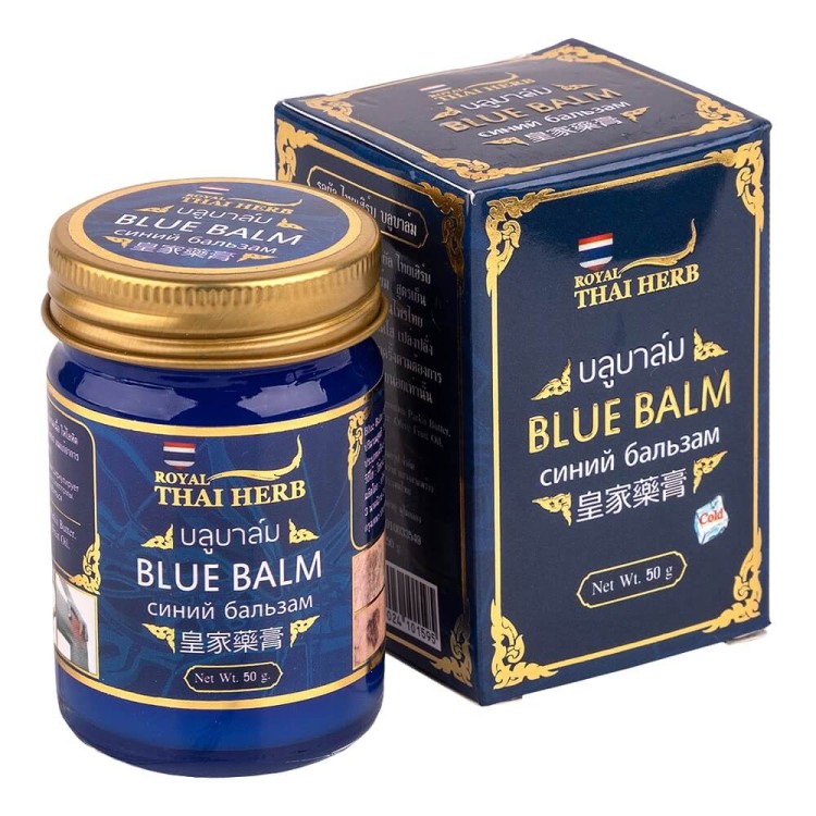 Синий травяной бальзам Blue Balm против варикоза купить в Новосибирске