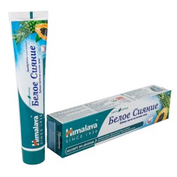 Зубная паста отбеливающая в тубе Белое сияние Sparkly white Himalaya 75 мл